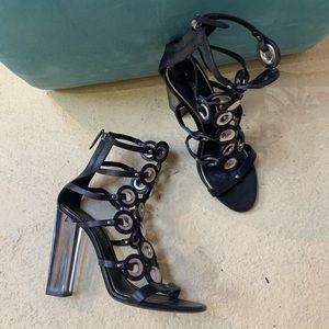 Lucite Gladiator Heel, Emilio Pucci Spring 2015 Runway